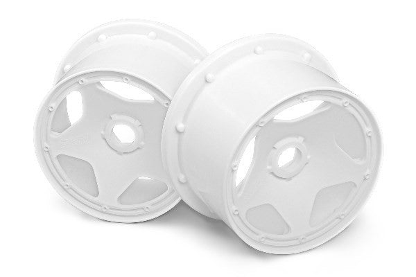 HPI 3225 - SUPER STAR WHEEL WHITE (120X75MM/2PCS)