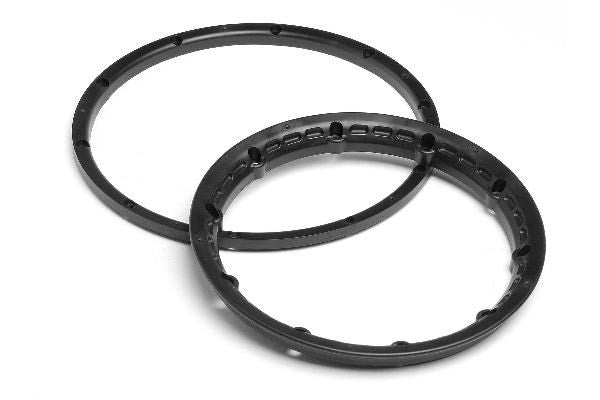 HPI 3271 - HEAVY DUTY WHEEL BEAD LOCK RINGS (BLACK/FOR 2 WHL)