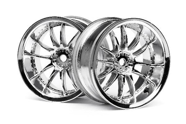 HPI 3281 - WORK XSA 02C WHEEL 26MM CHROME (6MM OFFSET)