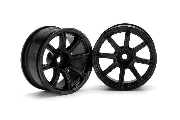 HPI 3307 - WORK EMOTION XC8 WHEEL 26MM BLACK (6MM OFFSET)