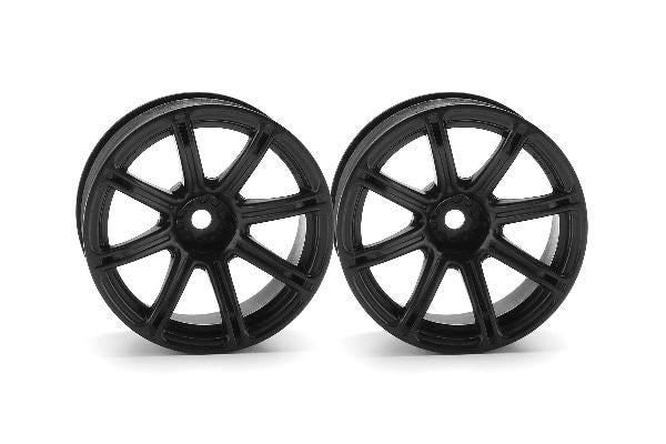 HPI 3308 - WORK EMOTION XC8 WHEEL 26MM BLACK (9MM OFFSET)