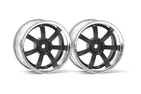 HPI 3324 - RAYS GRAM LIGHTS 57S-PRO CHROME/GUNMET. 9MM OFFSET