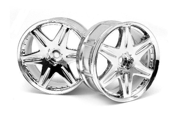 HPI 3343 - LP29 WHEEL WORK LS406 CHROME (2PCS)
