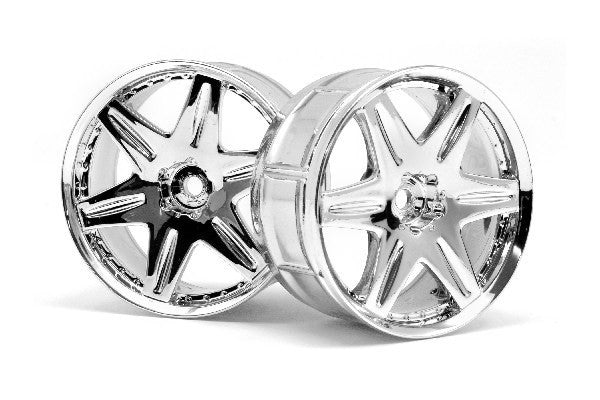 HPI 3344 - LP32 WHEEL WORK LS406 CHROME (2PCS)