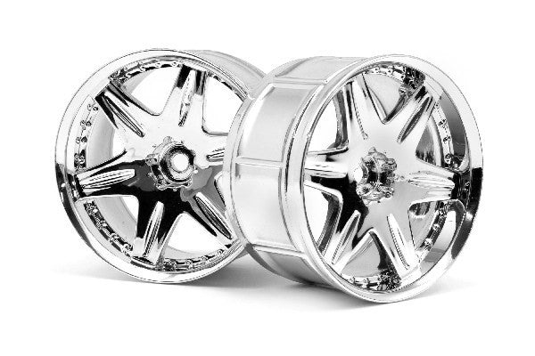 HPI 3345 - LP35 WHEEL WORK LS406 CHROME (2PCS)