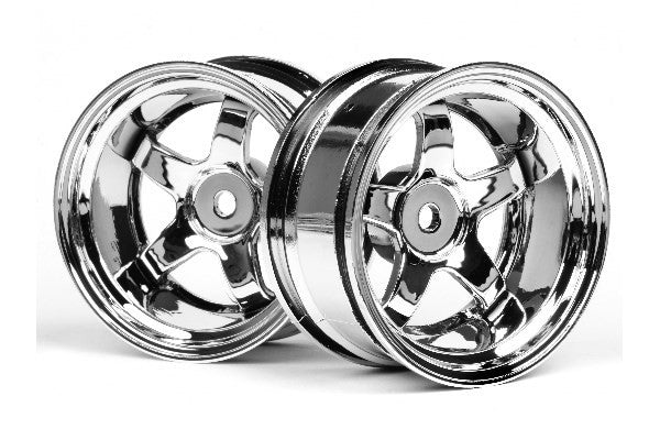HPI 3593 - WORK MEISTER S1 WHEEL 26MM CHROME (9MM OFFSET)
