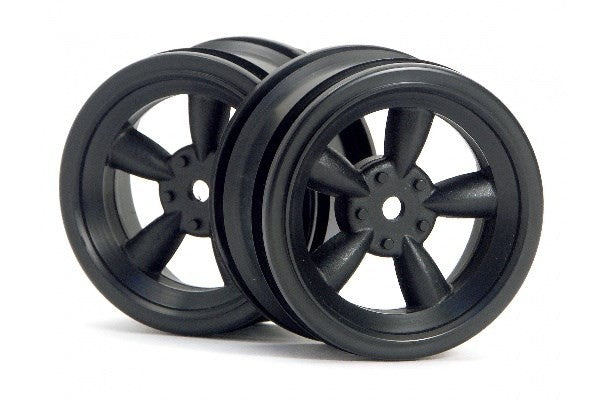HPI 3816 - VINTAGE 5 SPOKE WHEEL 26MM BLACK (0MM OFFSET)