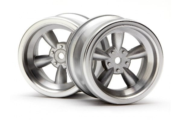 HPI 3820 - VINTAGE 5 SPOKE WHEEL 31MM WIDE MAT CRM 6MM OFFSET