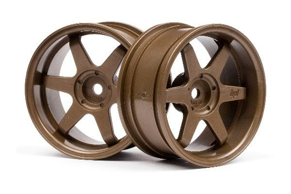 HPI 3838 - TE37 WHEEL 26MM BRONZE (0MM OFFSET)