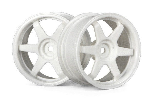 HPI 3840 - TE37 WHEEL 26MM WHITE(3MM OFFSET)