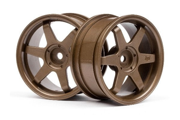 HPI 3843 - TE37 WHEEL 26MM BRONZE (3MM OFFSET)