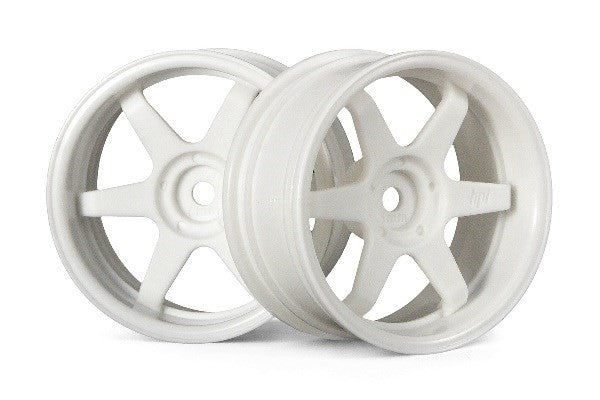 HPI 3845 - TE37 WHEEL 26MM WHITE (6MM OFFSET)