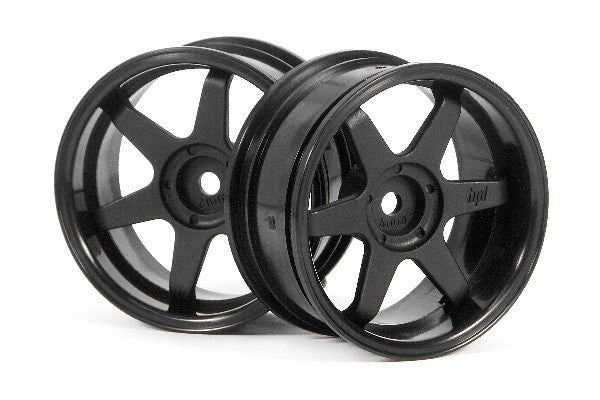 HPI 3846 - TE37 WHEEL 26MM BLACK (6MM OFFSET)