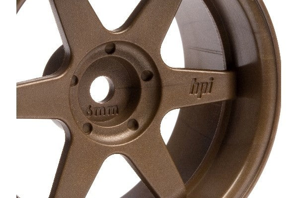 HPI 3848 - TE37 WHEEL 26MM BRONZE (6MM OFFSET)