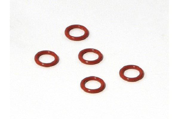 HPI 6823 - SILICONE O RING SS-045 4.5 X 6.6MM (RED)(5PCS)