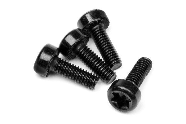 HPI 15455 - WIDE CAP HEAD TORX SCREW M4X12MM (4PCS)