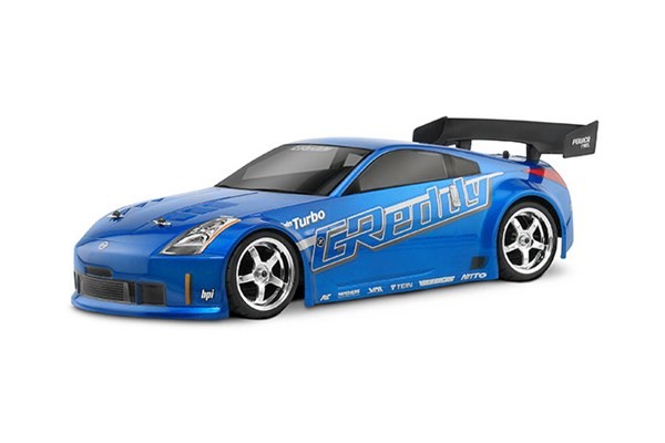 HPI 17518 - NISSAN 350Z GREEDY TWIN TURBO BODY (200MM)