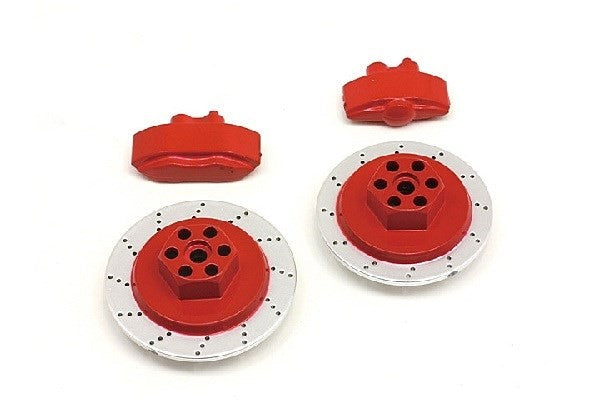 HPI 33450 - E10 BRAKE DISC & CALIPER SET (RED)