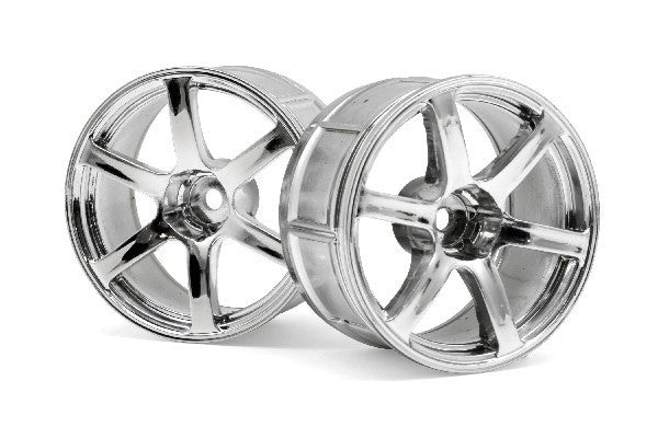 HPI 33466 - LP32 WHEEL YOKOHAMA AVS MODEL T6 CHROME (2PCS)