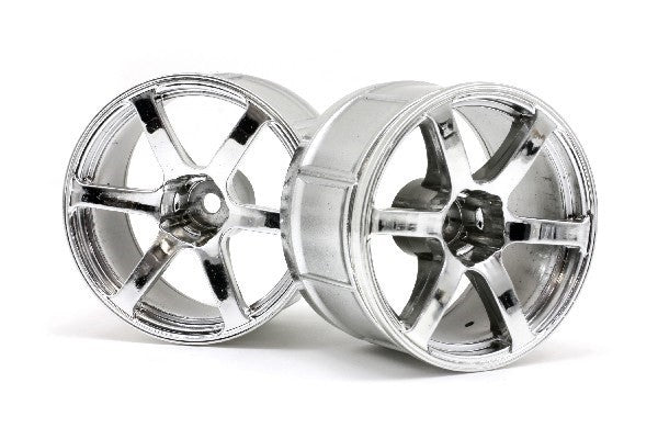 HPI 33467 - LP35 WHEEL YOKOHAMA AVS MODEL T6 CHROME (2PCS)