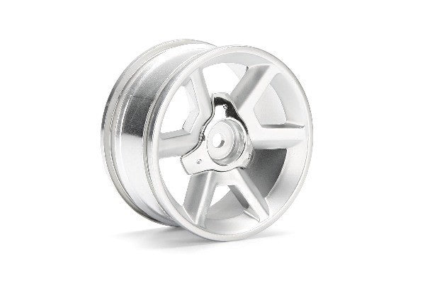 HPI 33471 - GT WHEEL SILVER (6MM OFFSET/2PCS)