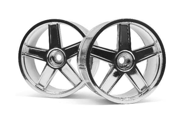 HPI 33476 - LP29 WHEEL MF TYPE CHROME (3MM OFFSET/2PCS)
