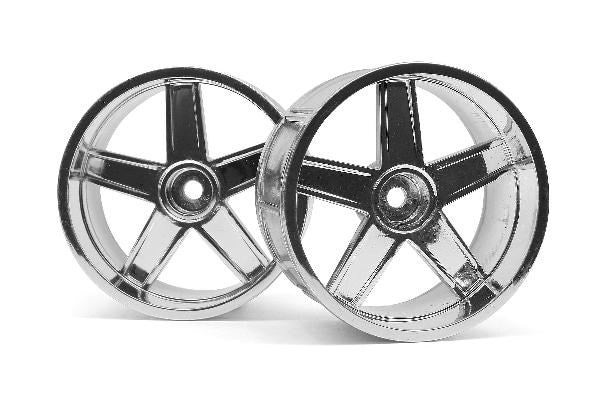 HPI 33477 - LP32 WHEEL MF TYPE CHROME (6MM OFFSET/2PCS)