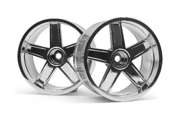 HPI 33478 - LP35 WHEEL MF TYPE CHROME (9MM OFFSET/2PCS)
