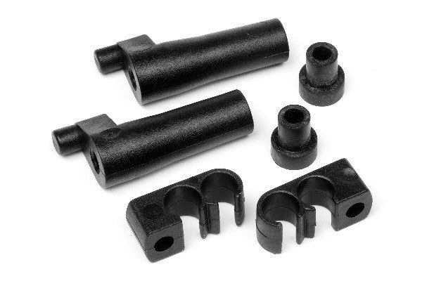 HPI 67364 - FUEL TANK STAND-OFF AND FUEL LINE CLIPS SET