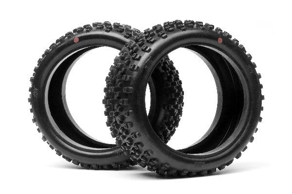 HPI 67744 - PROTO TIRE (RED/ 1/8 BUGGY)