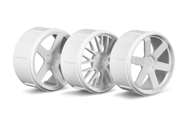 HPI 73410 - WHEEL SET (WHITE/MICRO)