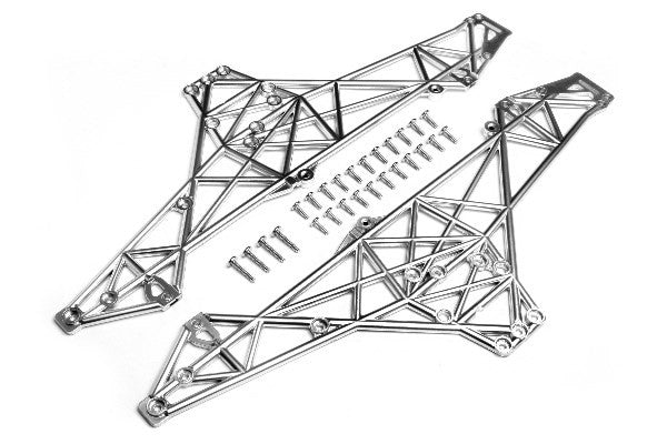 HPI 85254 - MAIN CHASSIS SET (MATTE CHROME)