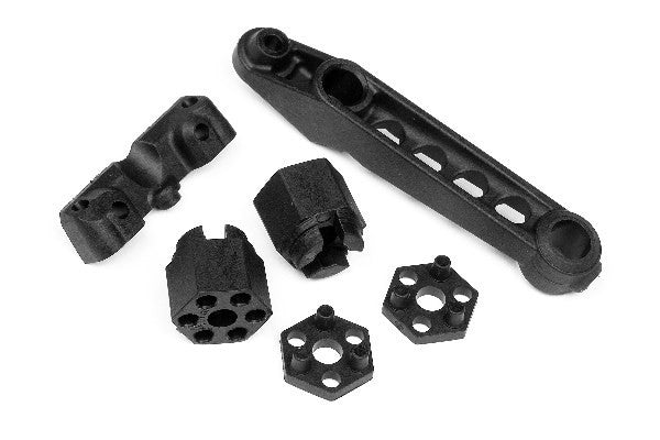 HPI 85279 - FRONT BODY MOUNT/WHEEL HUB SET (2PCS)