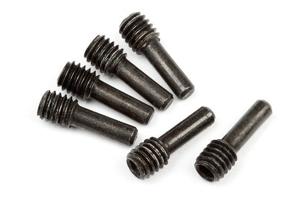 HPI 86094 - SCREW SHAFT M4X2.5X12MM (BLACK/6PCS)