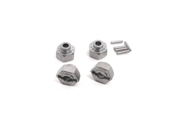 HPI 86349 - HEX WHEEL HUB 12MM (SILVER/4PCS)