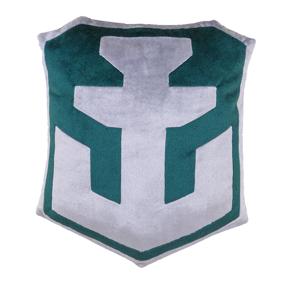 Pillow World of Warships, 41 cm green
