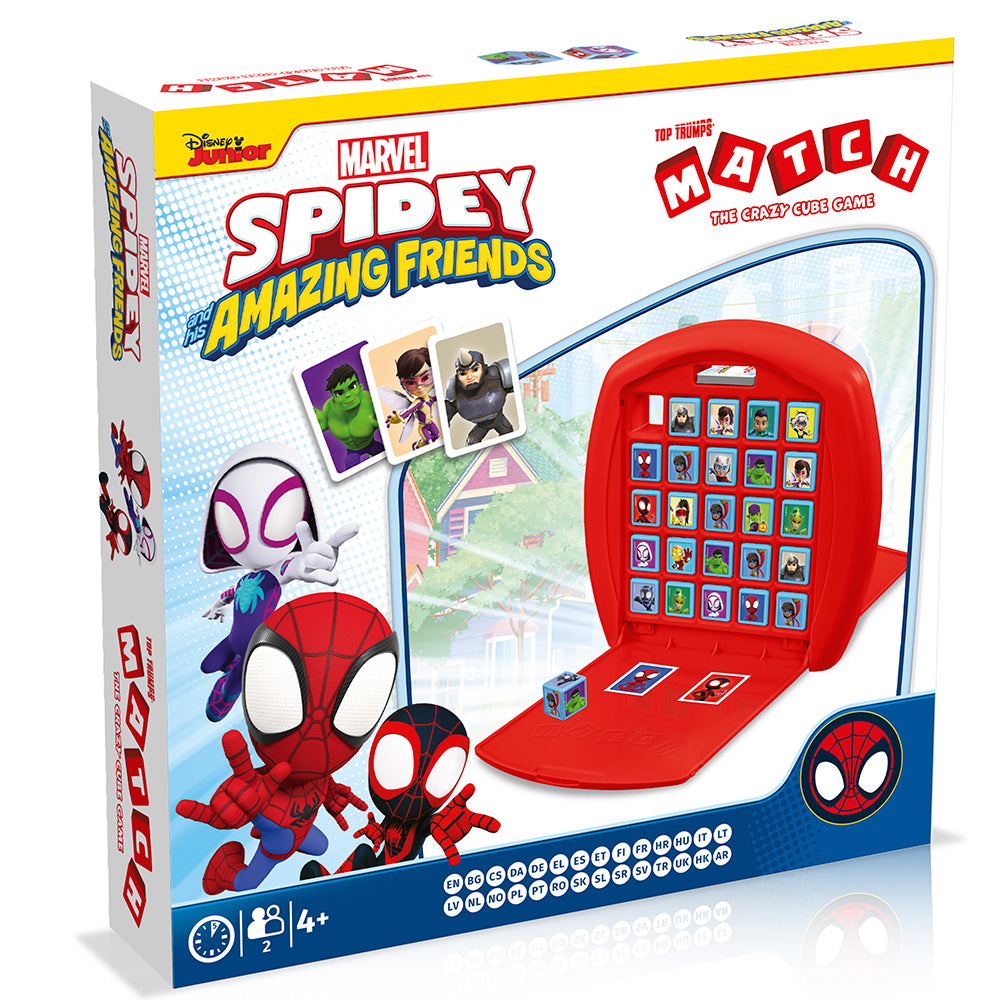 Winning Moves Top Trumps Match - Spidey &amp; Friends Multilingual Board Game