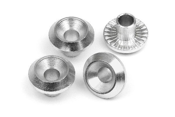 HPI 86985 - WHEEL WASHER (SILVER/4PCS)
