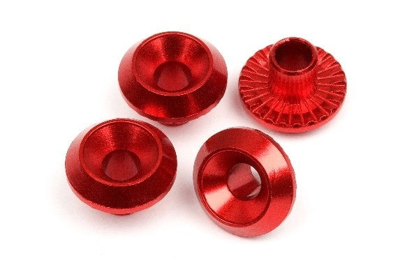 HPI 86988 - WHEEL WASHER (RED/4PCS)