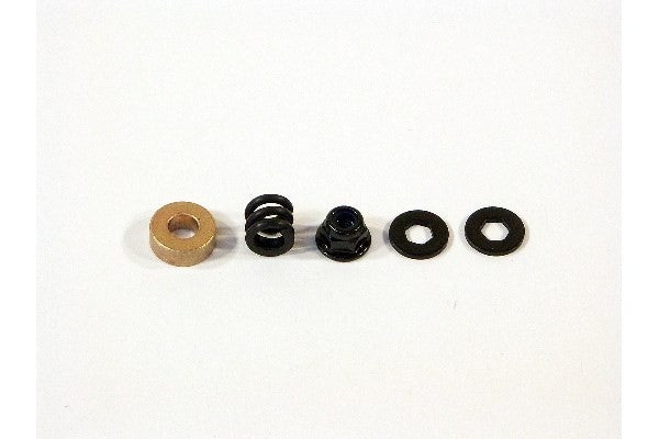 HPI 87042 - SPRING 4.9X8X7MM W. WSHR 4.3X10X1.0MM HEX -BLK SET