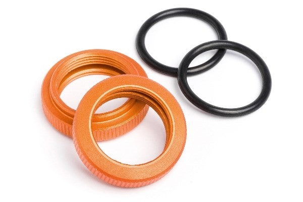 HPI 87492 - SHOCK ADJUSTER NUT 20MM (ORANGE/2PCS)