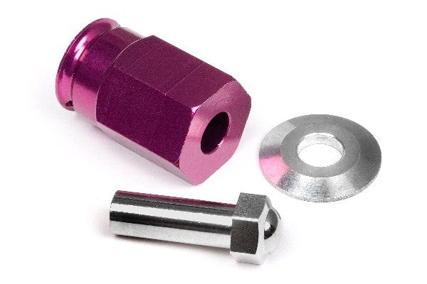 HPI 88055 - ALUMINUM WIDE HEX HUB 12MM (24MM WIDE/PURPLE)