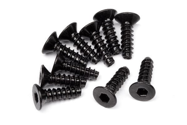 HPI 94304 - TP. FLAT HEAD SCREW M3X10MM (HEX SOCKET/10PCS)