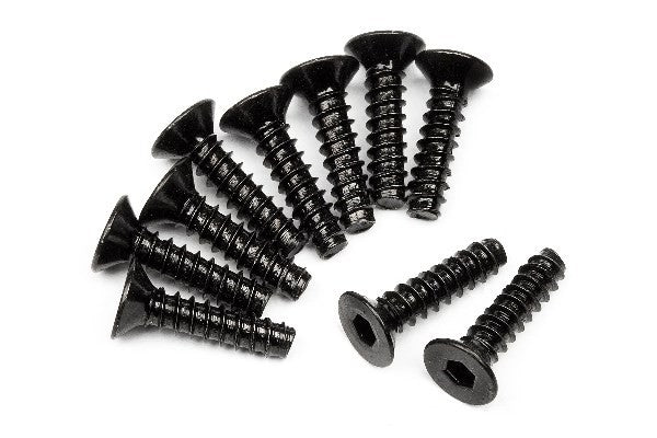 HPI 94305 - TP. FLAT HEAD SCREW M3X12MM (HEX SOCKET/10PCS)