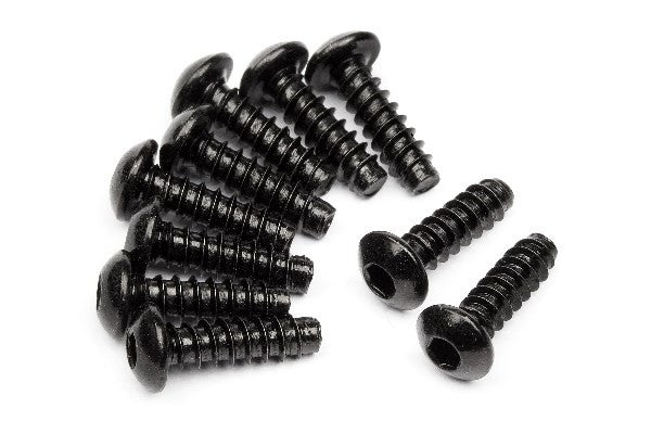 HPI 94354 - TP. BUTTON HEAD SCREW M3X10MM (HEX SOCKET/10PCS)