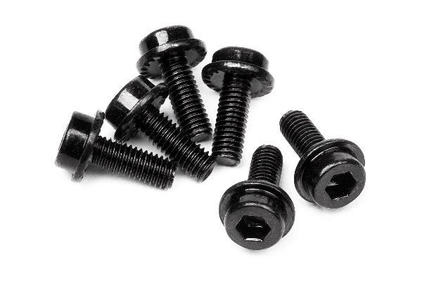 HPI 94453 - FLANGED CAP HEAD SCREW M3X8MM (6PCS)