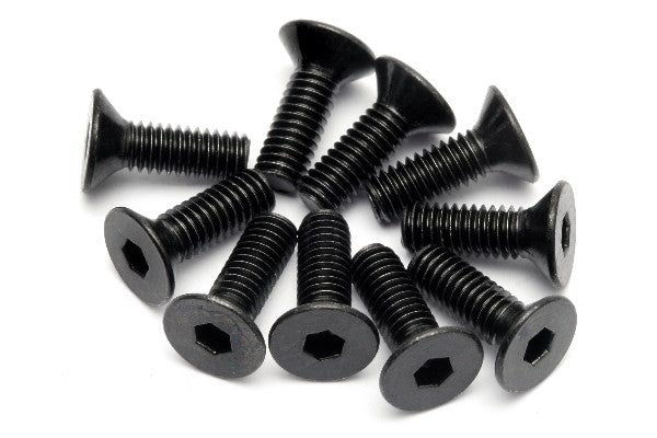 HPI 94530 - FLAT HEAD SCREW M4X12MM (HEX SOCKET/10PCS)