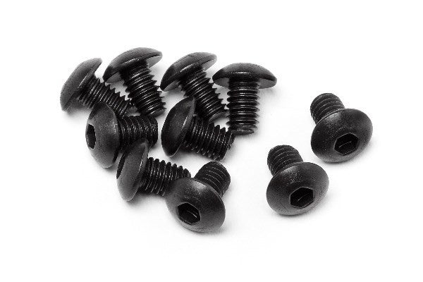 HPI 94552 - BUTTON HEAD SCREW M4X6MM (HEX SOCKET/10PCS)