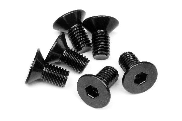 HPI 94727 - FLAT HEAD SCREW M5X10MM (HEX SOCKET/6PCS)