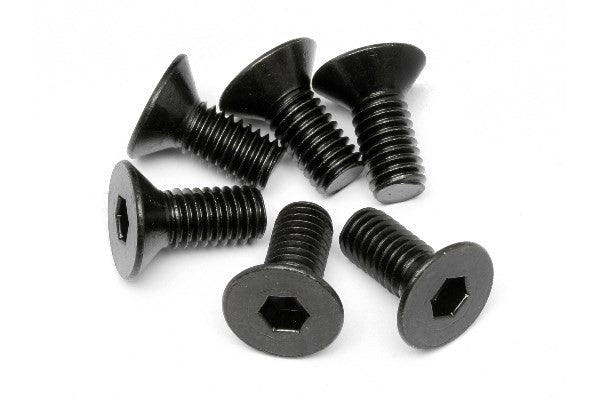HPI 94879 - FLAT HEAD SCREW M6X14MM (HEX SOCKET/6PCS)